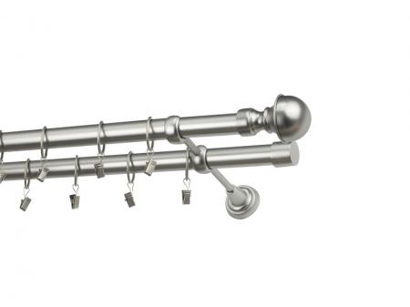 Garniža 25x25mm - 2rady - BOSTON - satin