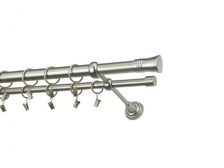 Garniža 25x16mm - 2rady - CAPRI - satin