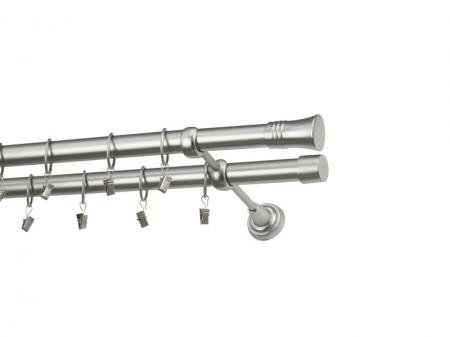 Garniža 25x25mm - 2rady - CAPRI - satin