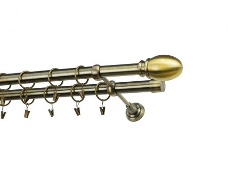 Garniža 25x25mm - 2rady - BELUNO - antik