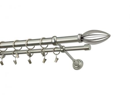 Garniža 25x16mm - 2rady - PANTEON - satin