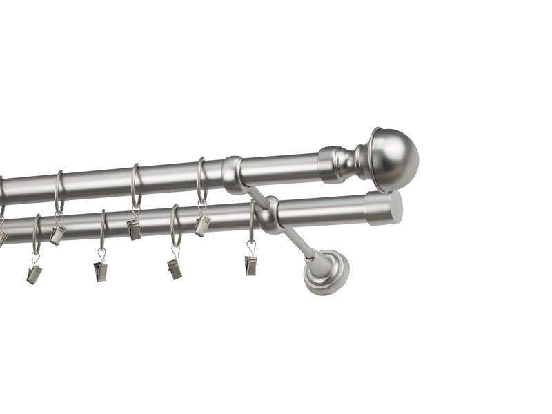 Garniža 25x25mm - 2rady - BOSTON - satin