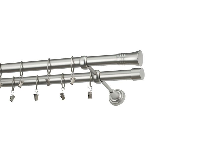 Garniža 25x25mm - 2rady - CAPRI - satin