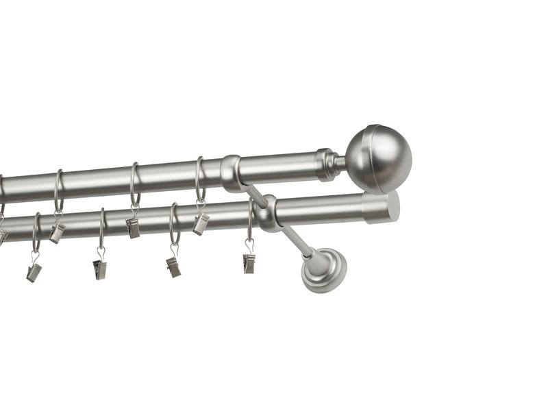 Garniža 25x25mm - 2rady - KALISTO - satin