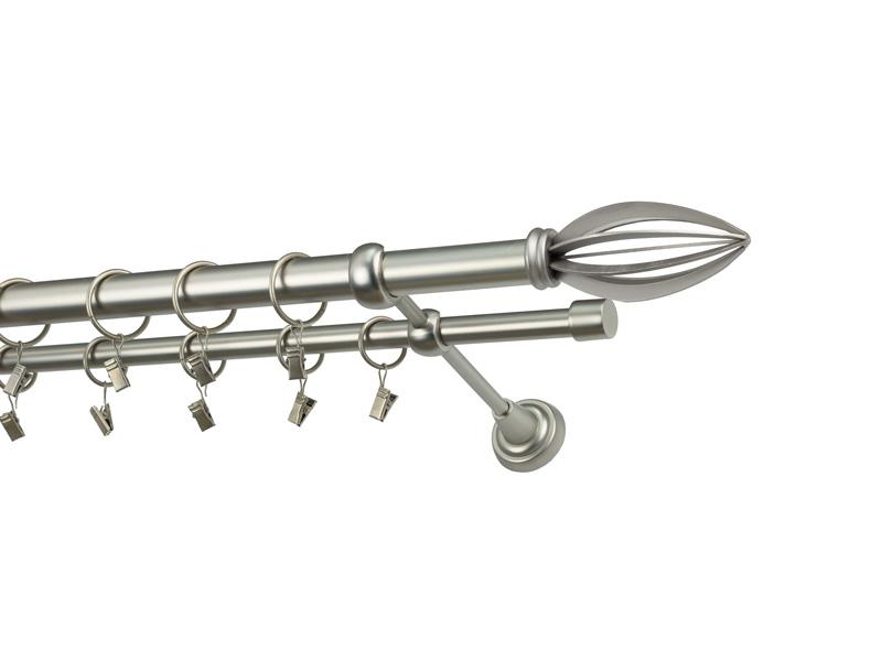 Garniža 25x16mm - 2rady - PANTEON - satin