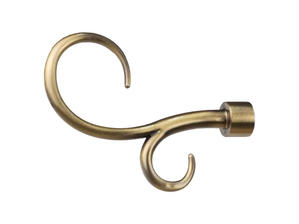 Garniža 16mm - 1rad - HÁK DVOJITÝ - antik