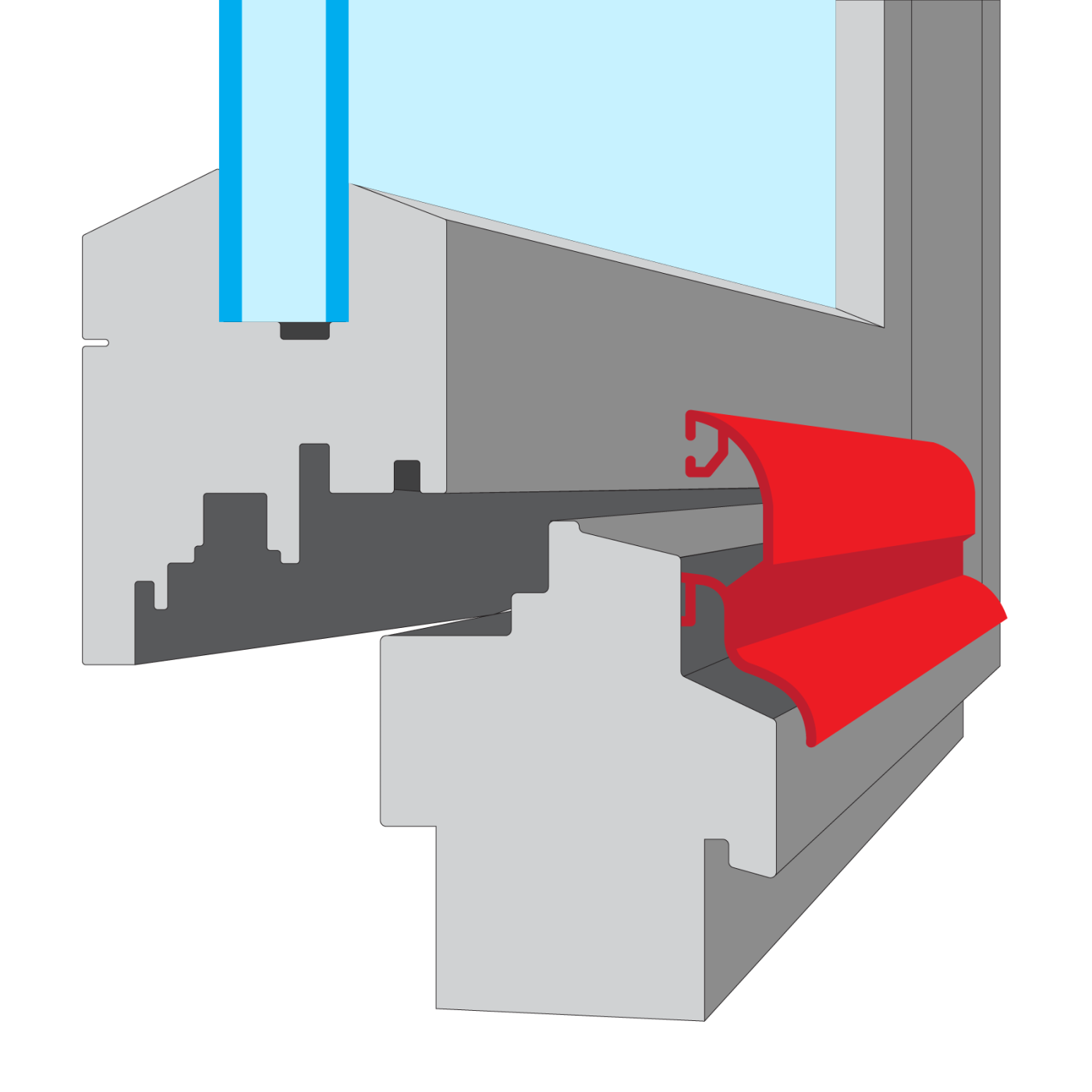 okapová lišta na okne/dvere