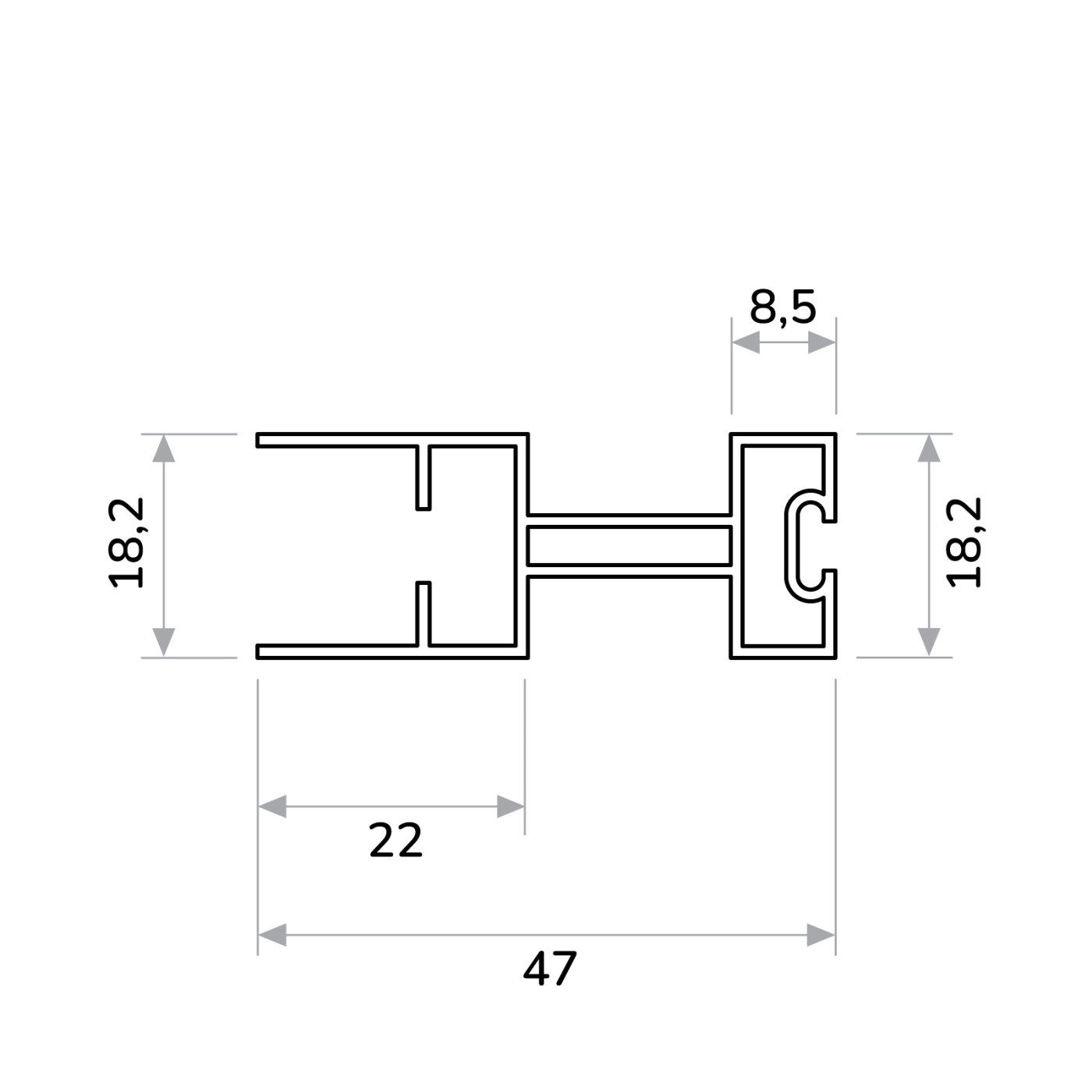 Rez profilu madla siete proti hmyzu plissé lite